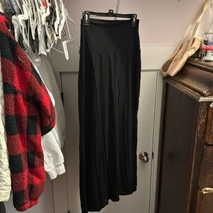 Athleta size S comfy long black skirt